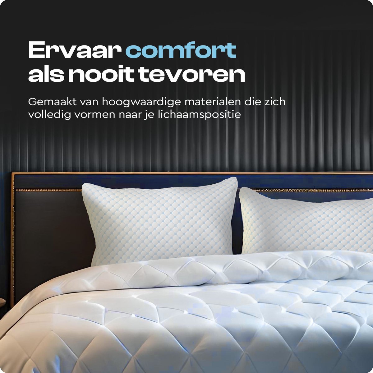 Sleeptime Hoofdkussen - Navulbaar & Verkoelend - Dromen & Wonen
