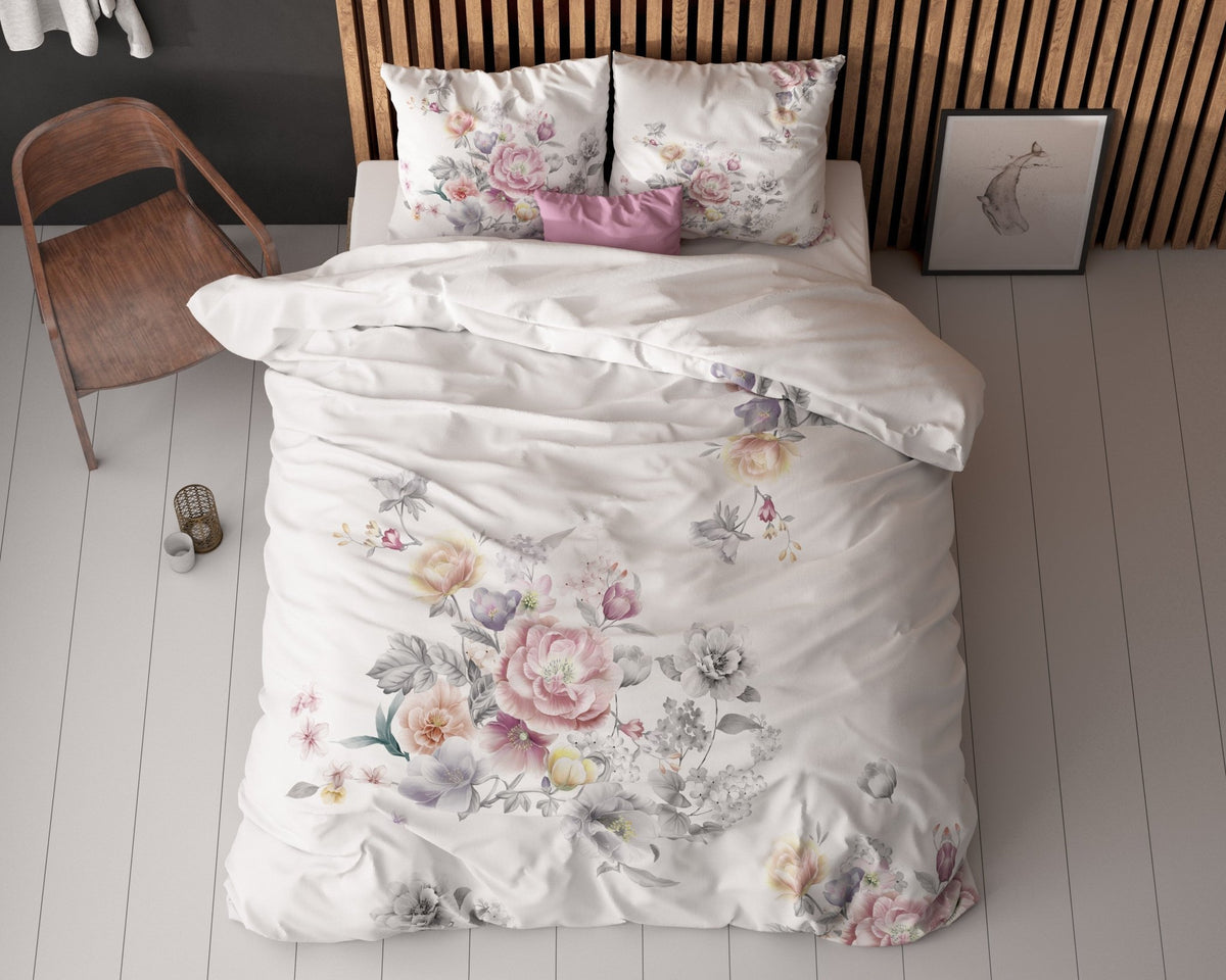 Sleeptime Isabeau Wit Dekbedovertrek - Dromen & Wonen