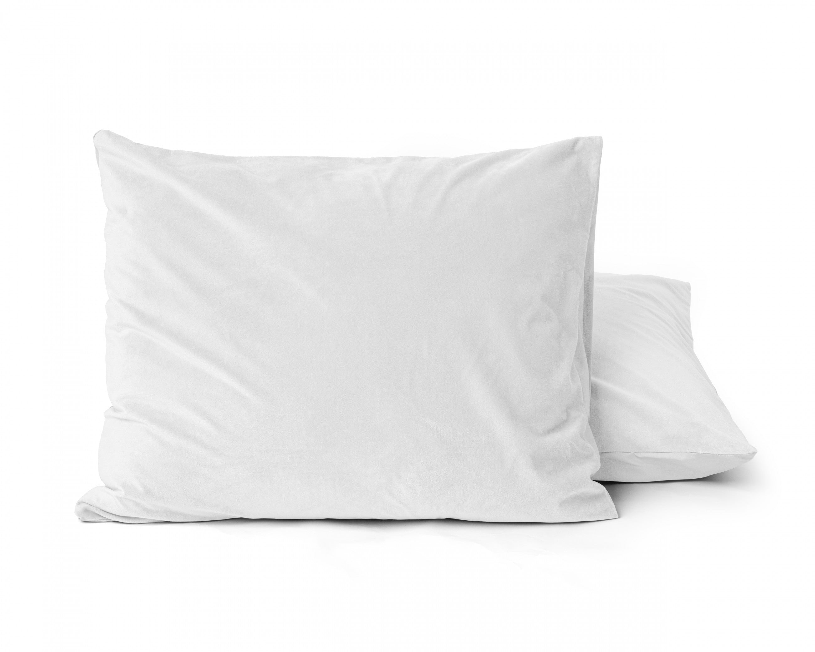 Sleeptime Kussensloop - 2 Stuks - Velvet - Wit - 60x70 - Dromen & Wonen