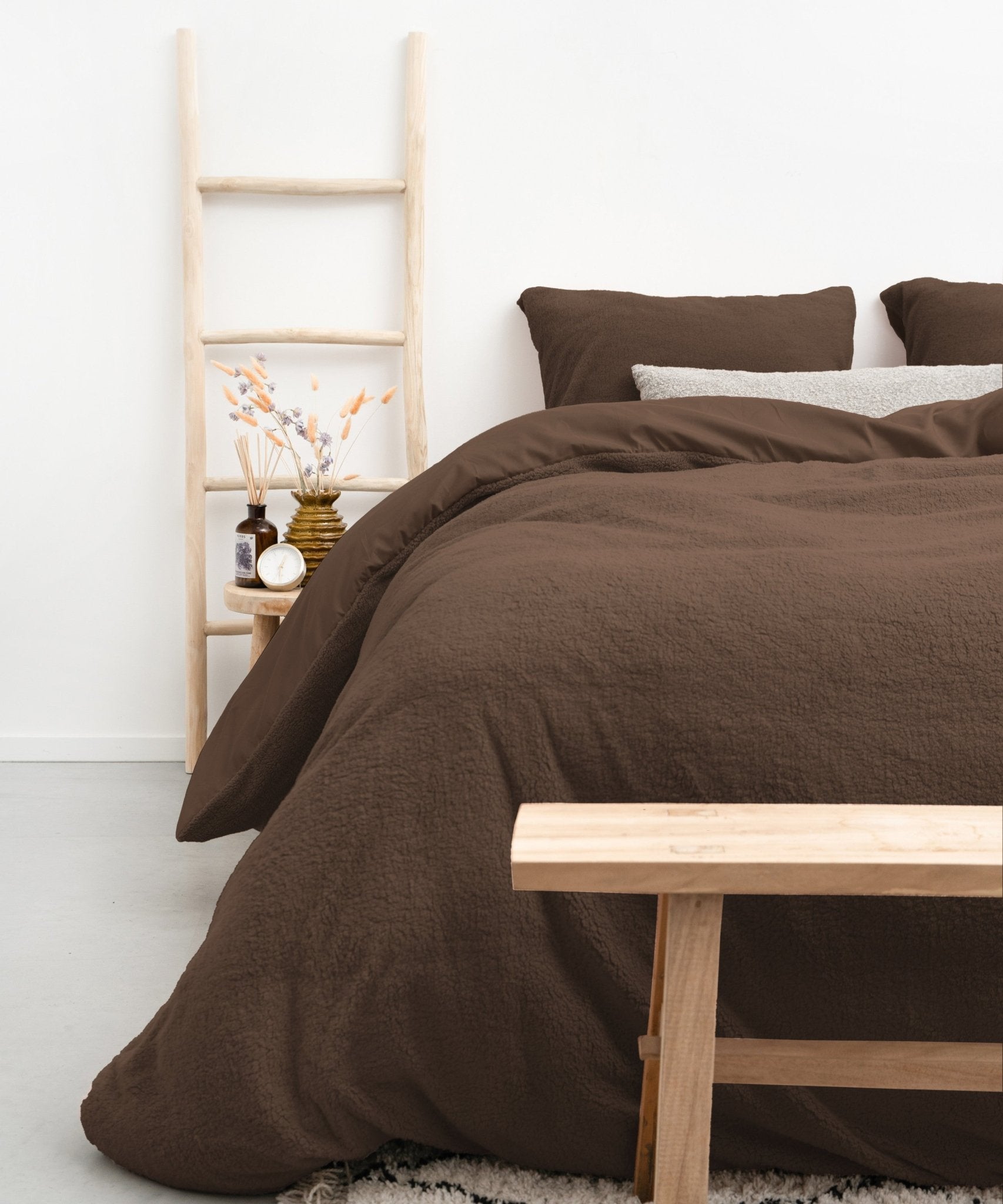 Sleeptime Teddy Dekbedovertrek Bruin - Dromen & Wonen