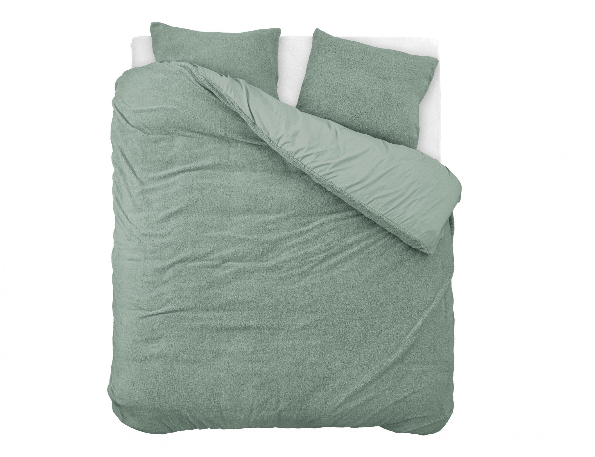 Sleeptime Teddy Dekbedovertrek Donker Groen - Dromen & Wonen