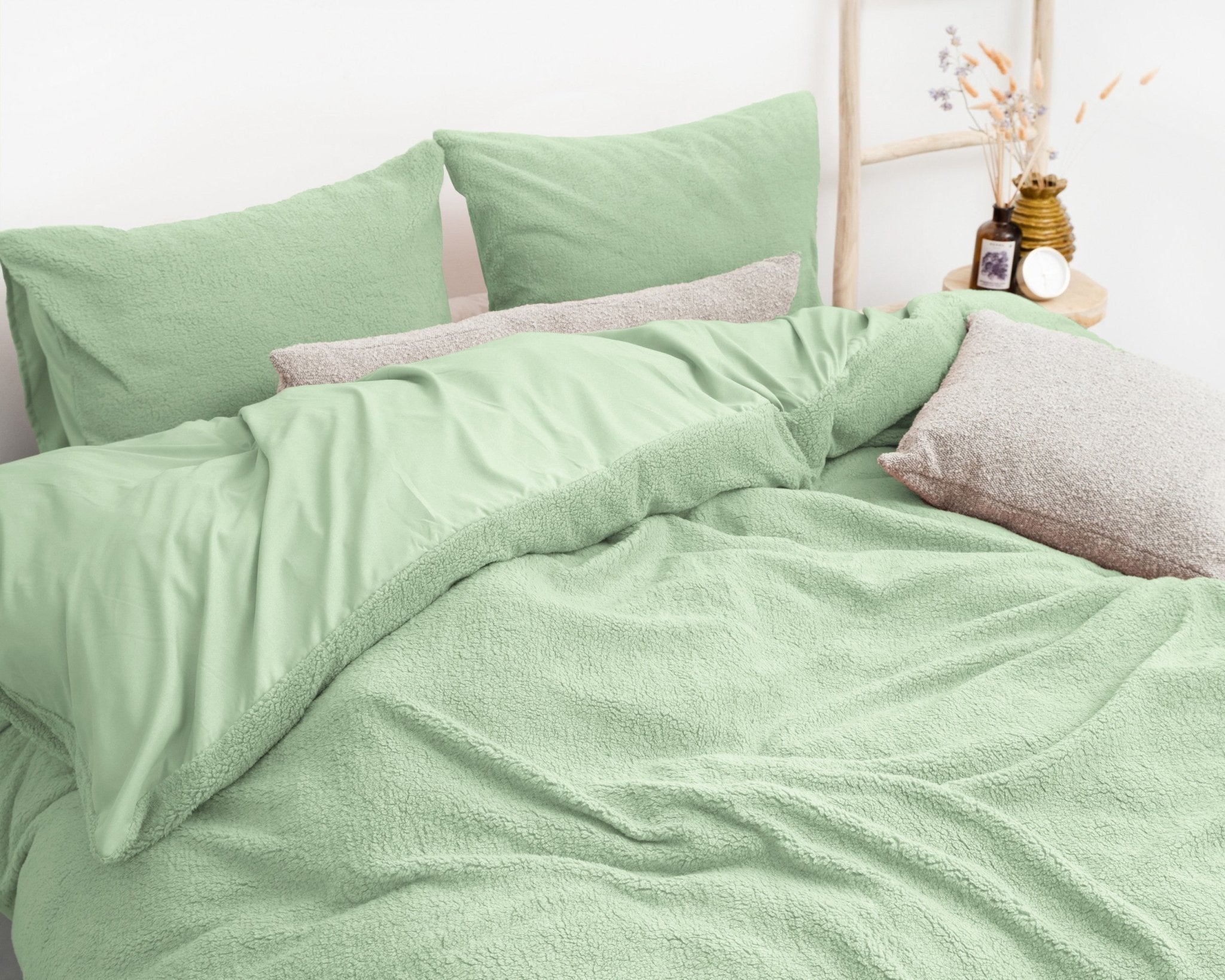 Sleeptime Teddy Dekbedovertrek Licht Groen - Dromen & Wonen