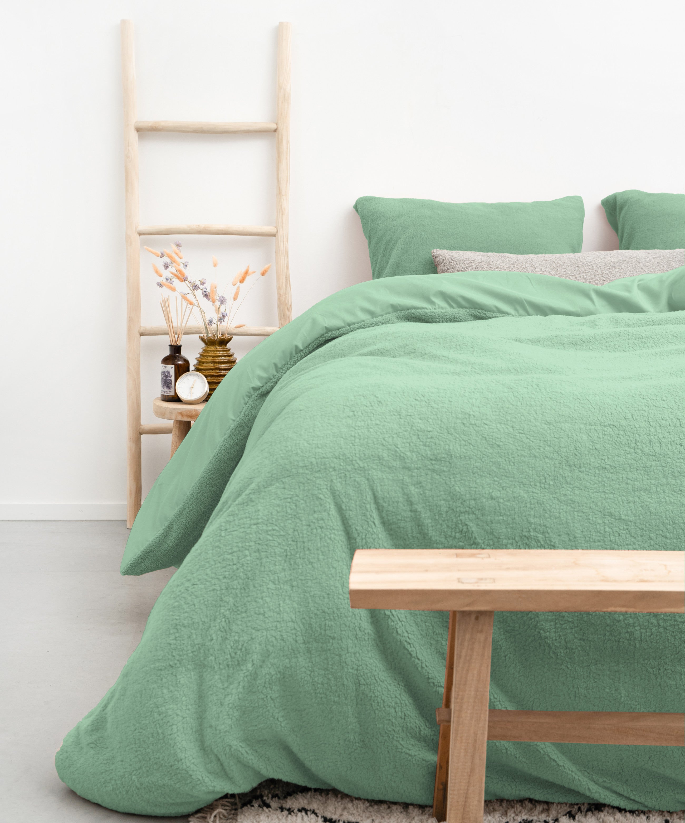 Sleeptime Teddy Dekbedovertrek Licht Groen - Dromen & Wonen