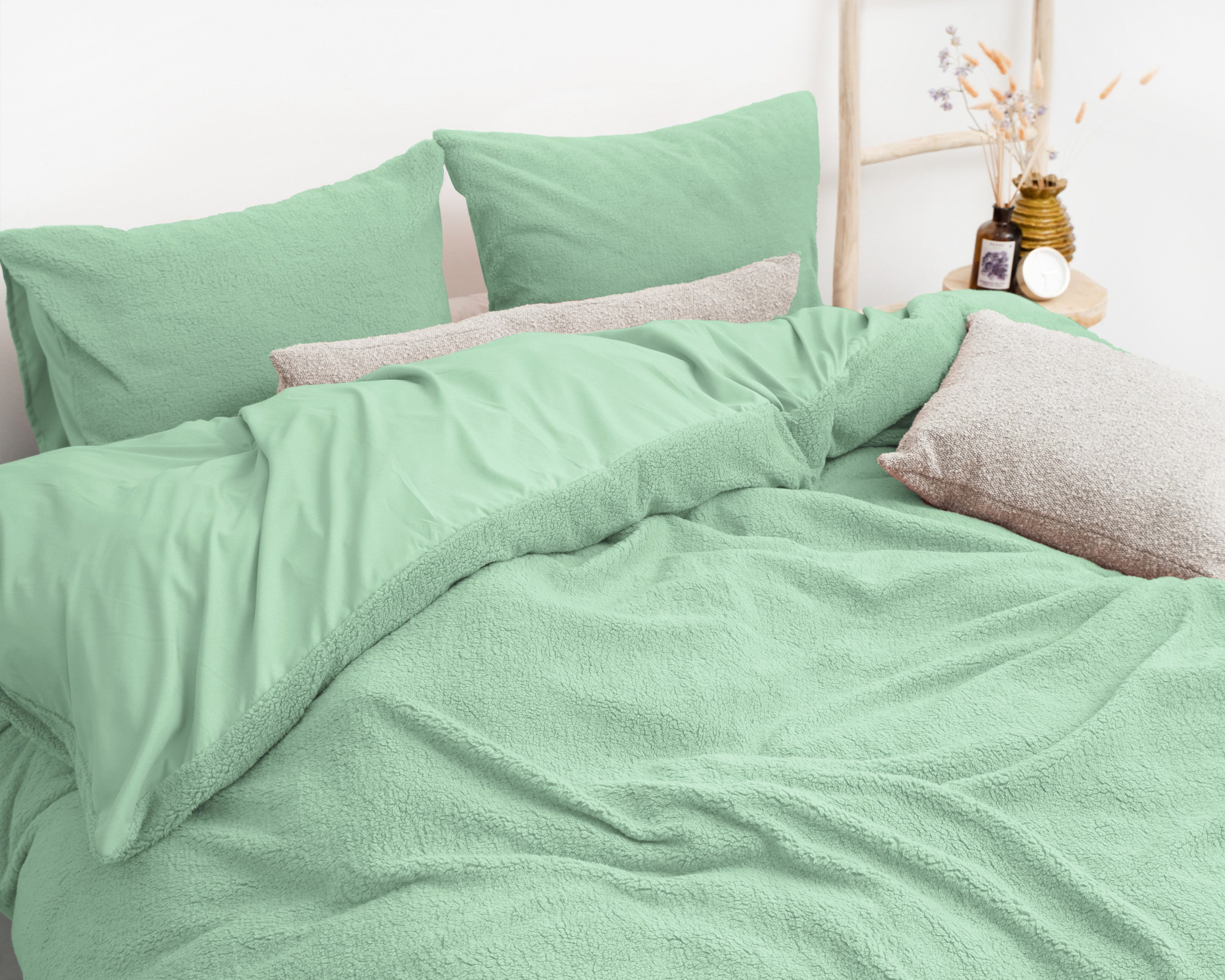 Sleeptime Teddy Dekbedovertrek Licht Groen - Dromen & Wonen