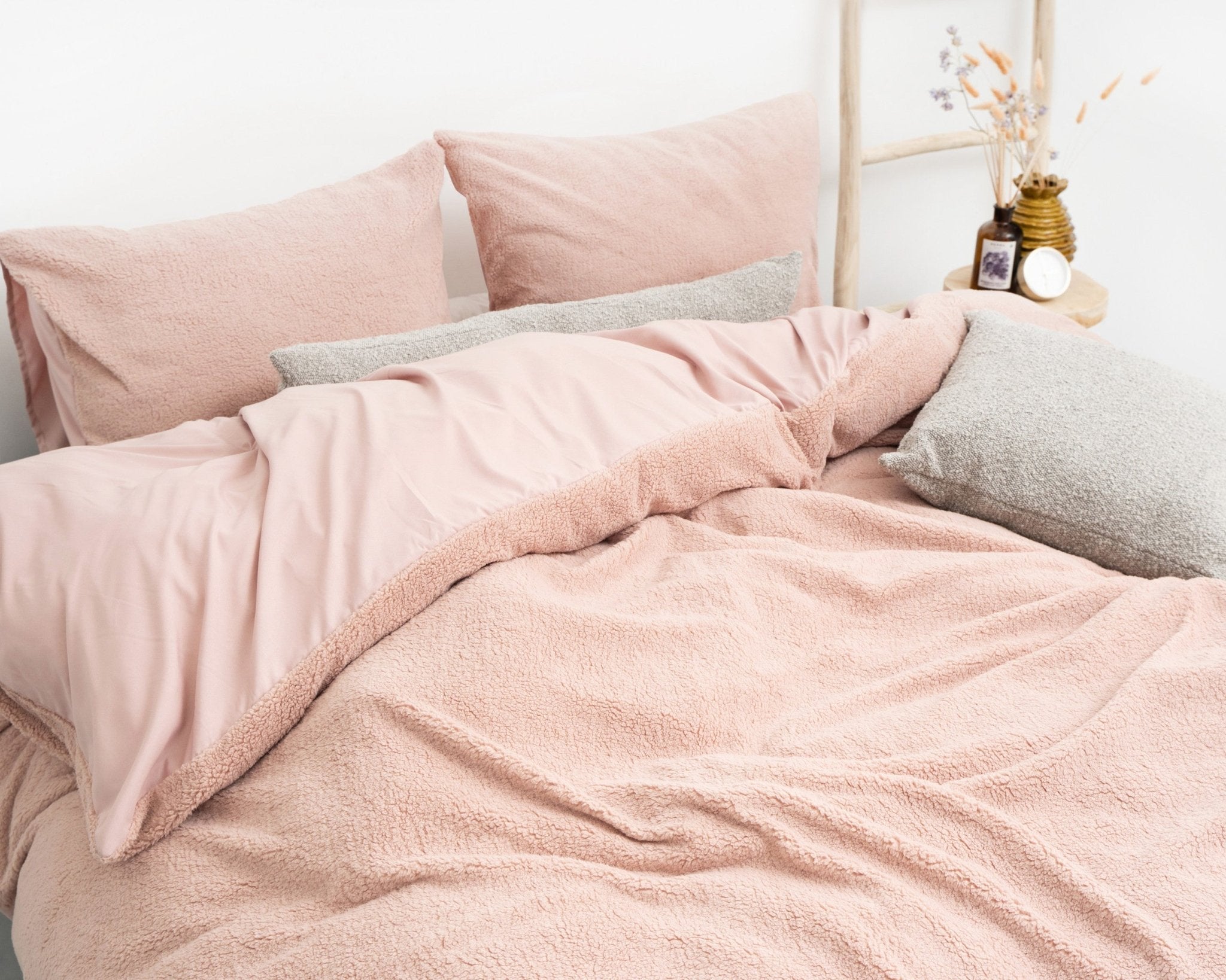 Sleeptime Teddy Dekbedovertrek Roze - Dromen & Wonen