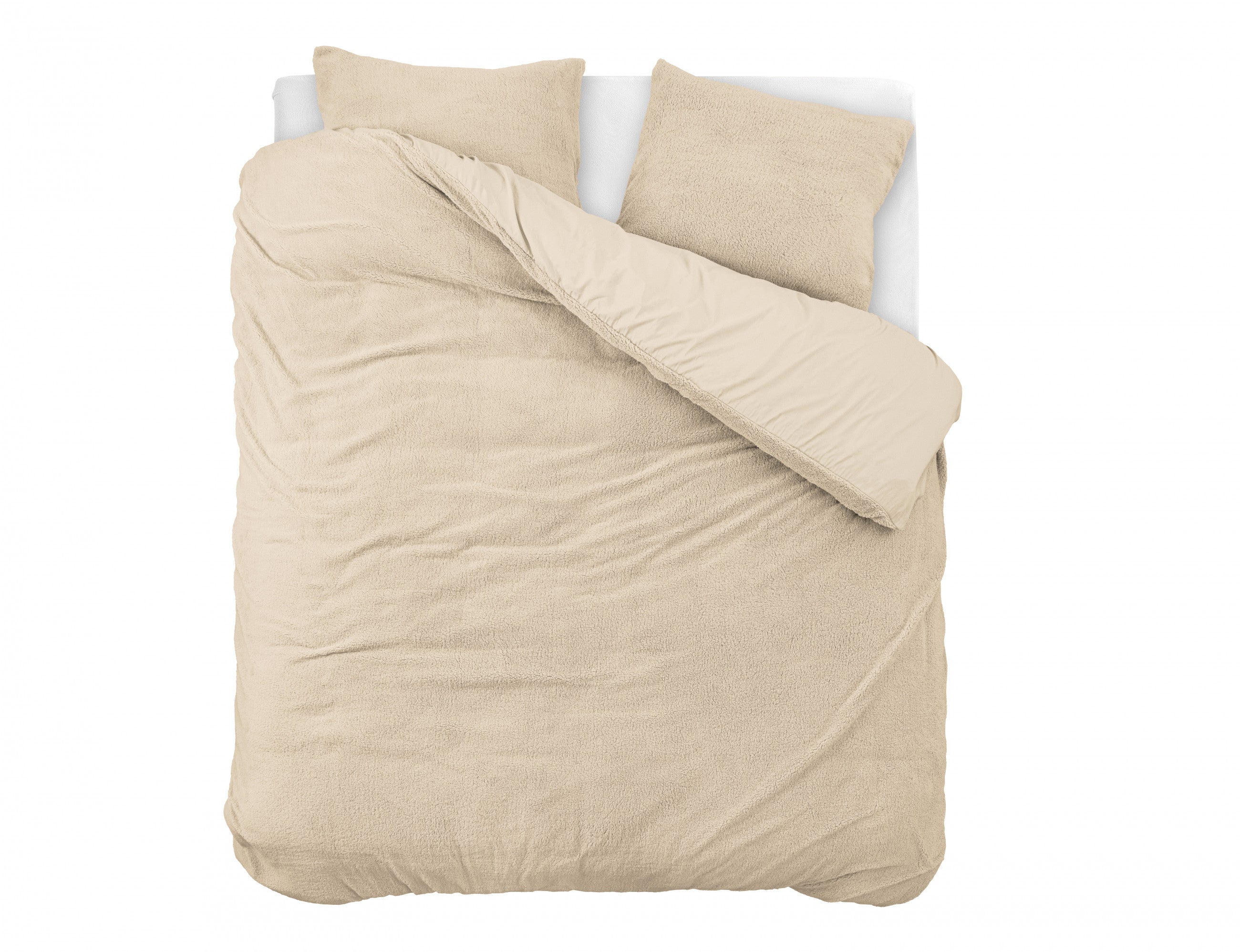 Sleeptime Teddy Dekbedovertrek Taupe - Dromen & Wonen