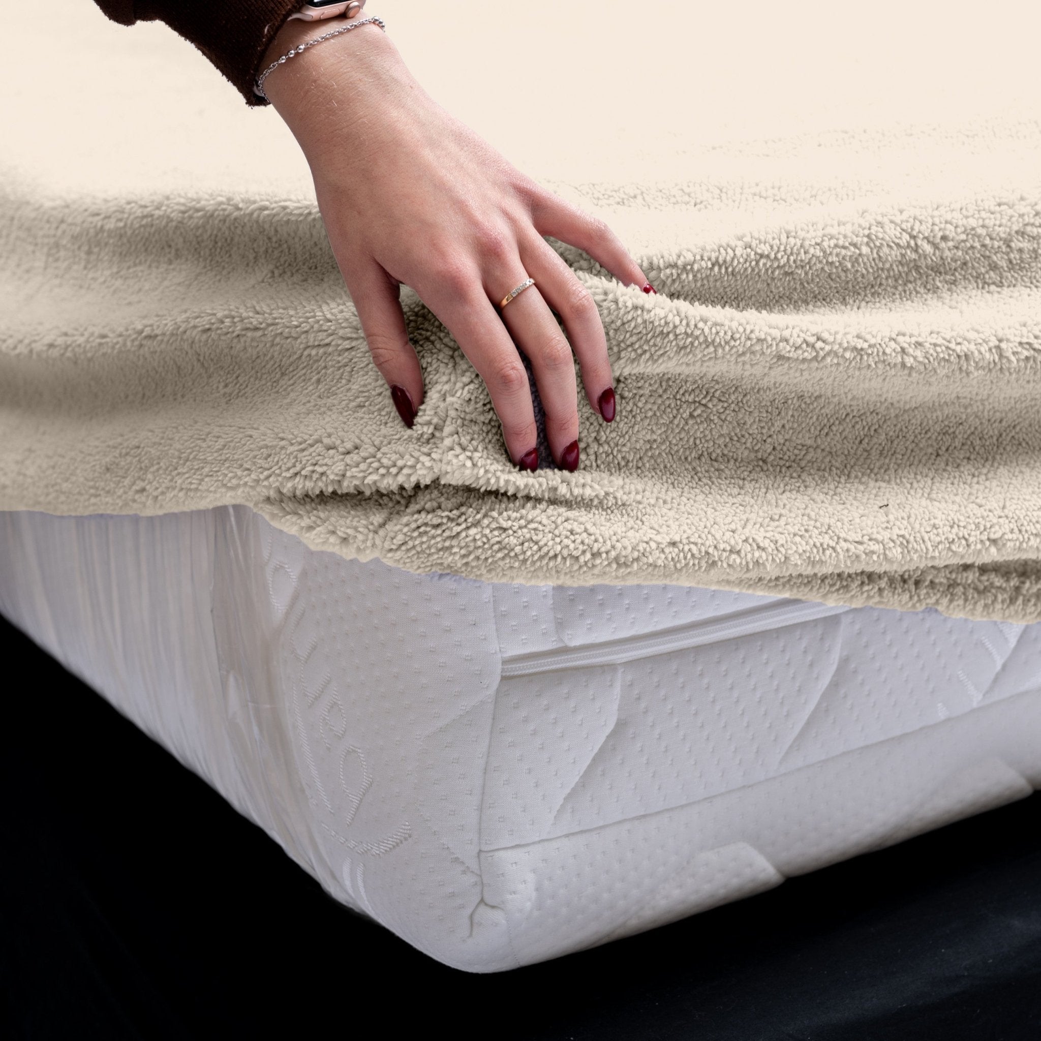 Sleeptime Teddy hoeslaken Creme - Dromen & Wonen