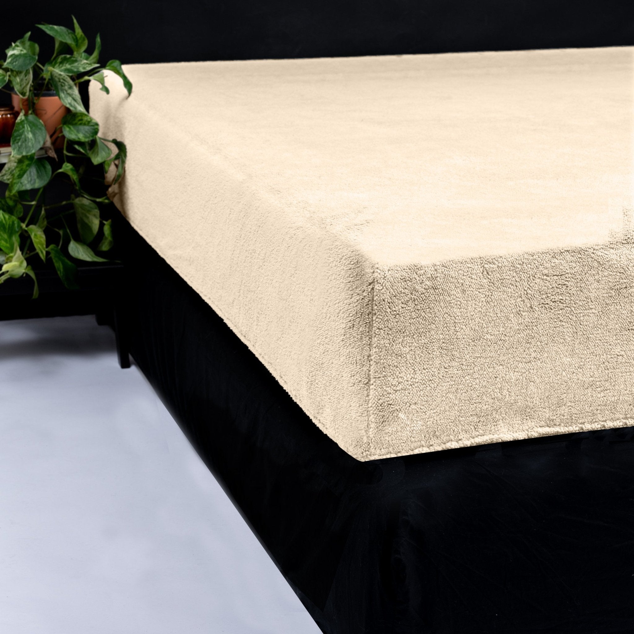 Sleeptime Teddy hoeslaken Taupe - Dromen & Wonen