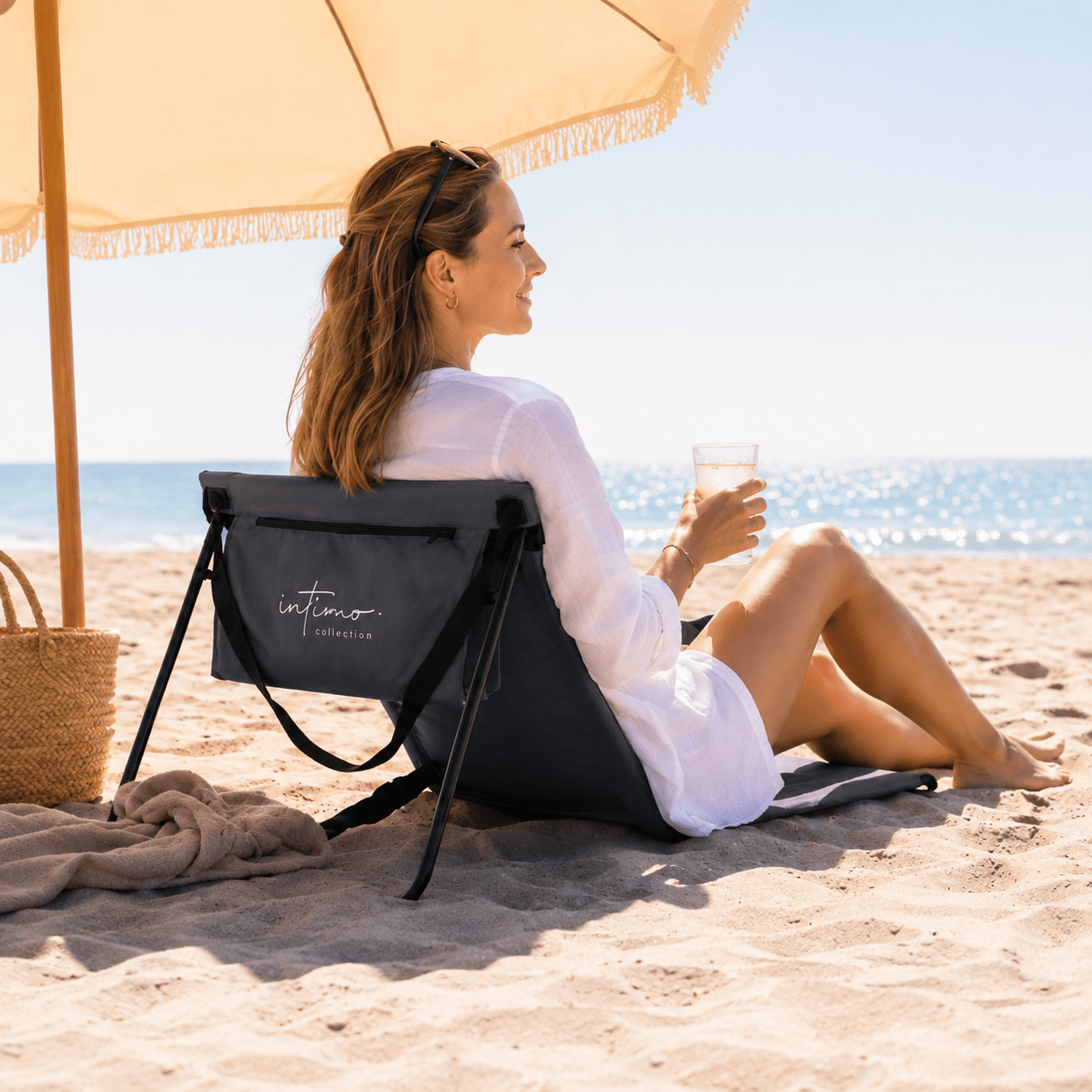 Strandstoel Opvouwbaar 2-Pack – Lichtgewicht Strandmat met Rugleuning - Dromen & Wonen