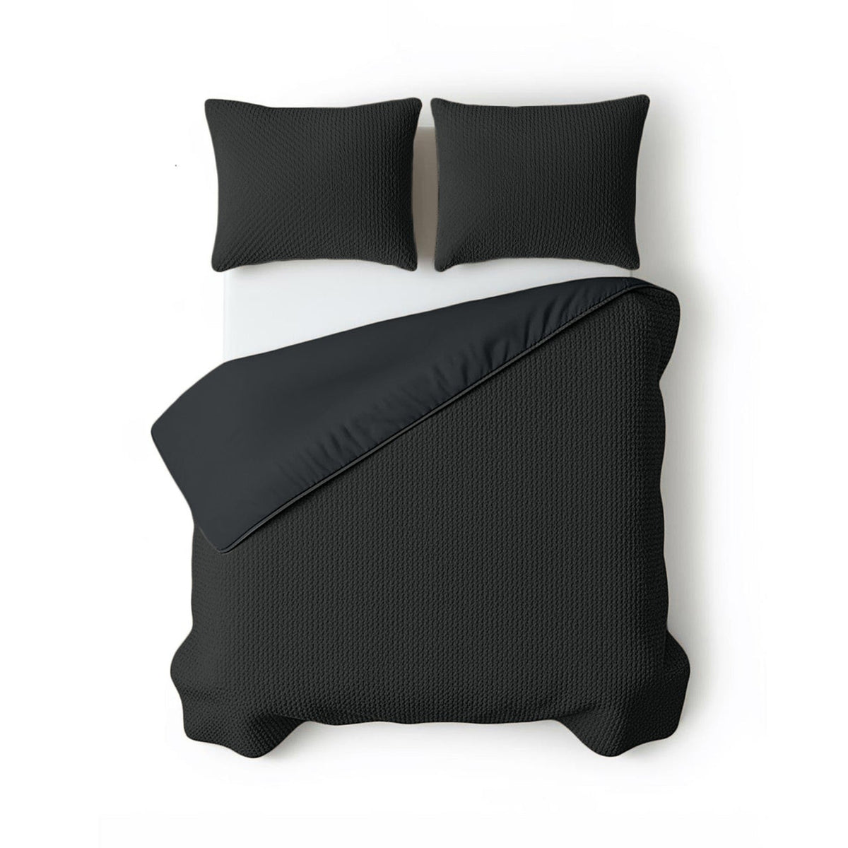 Teddy Dekbedovertrek Antraciet – Fur Teddy – Warm & Zacht met Kussenslopen – Sleeptime - Dromen & Wonen