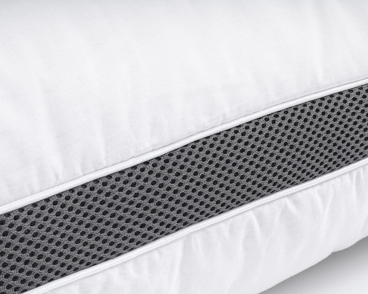 Traagschuim Hoofdkussen 50x70 cm – 3-Kamer Memory Foam & Microgel – Perkal Katoen – Dreamhouse - Dromen & Wonen