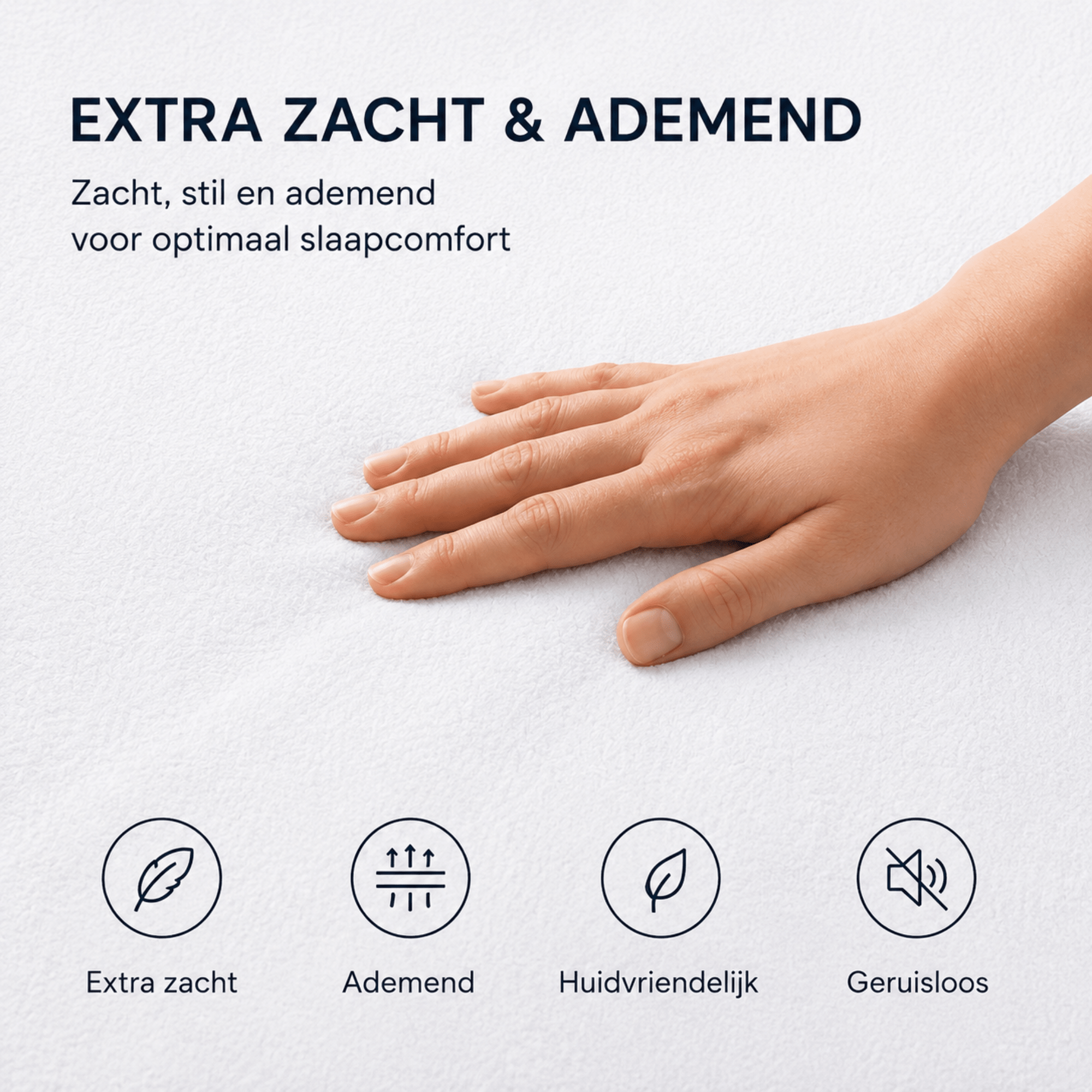 Waterdicht Topper Hoeslaken – Luxe Katoen Molton – Dreamhouse - Dromen & Wonen