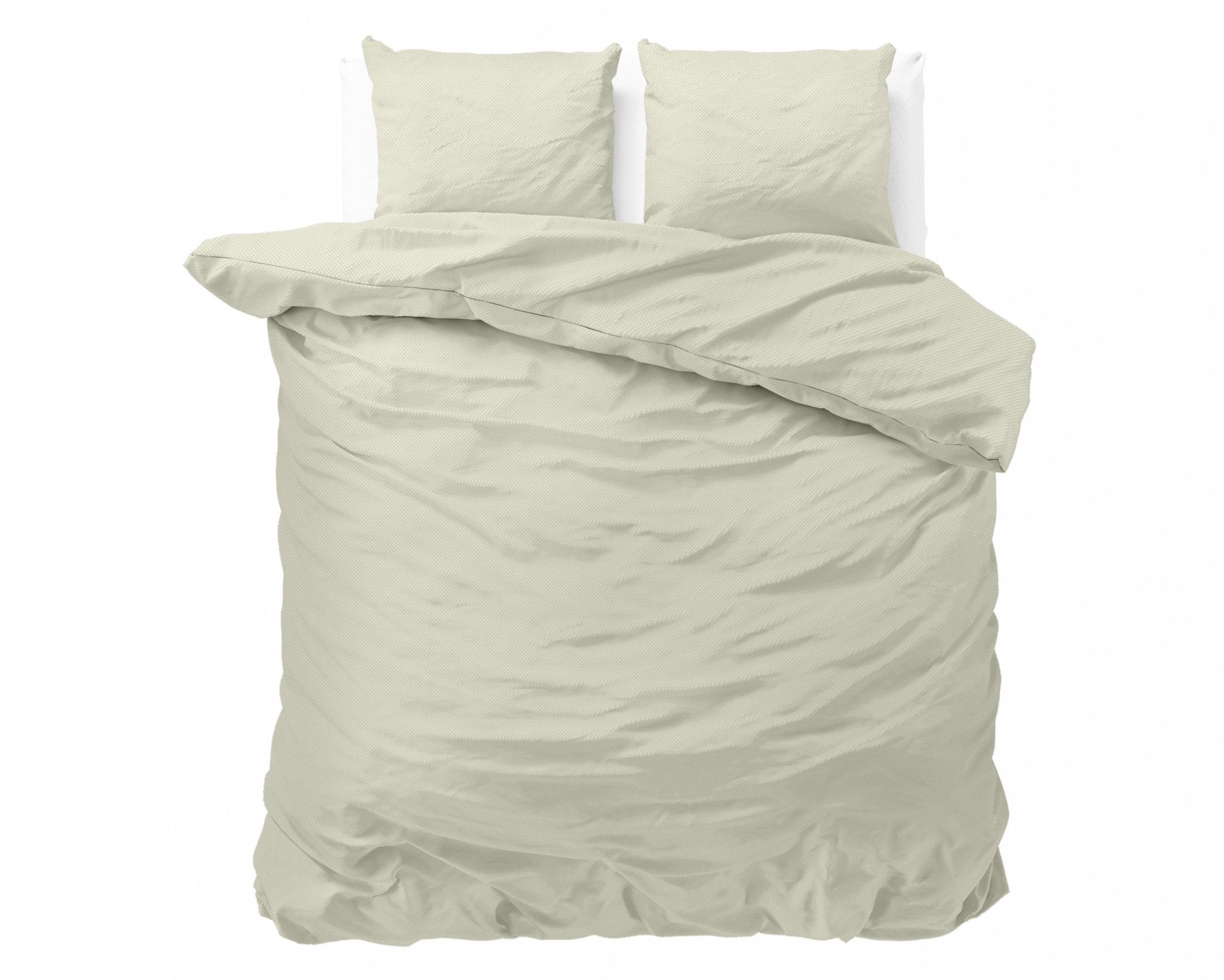 Zensation Satin Point Creme Dekbedovertrek - Dromen & Wonen