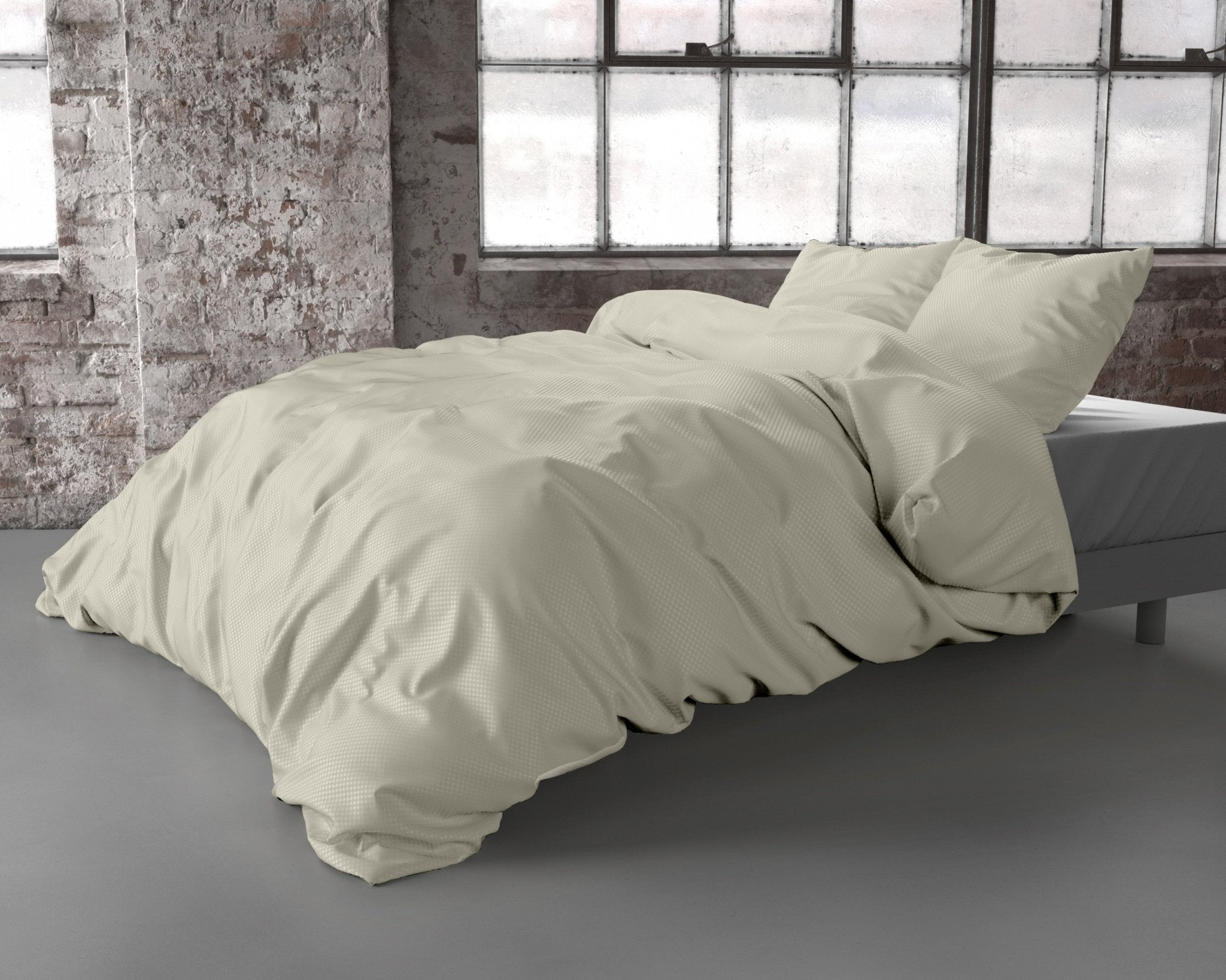 Zensation Satin Point Creme Dekbedovertrek - Dromen & Wonen