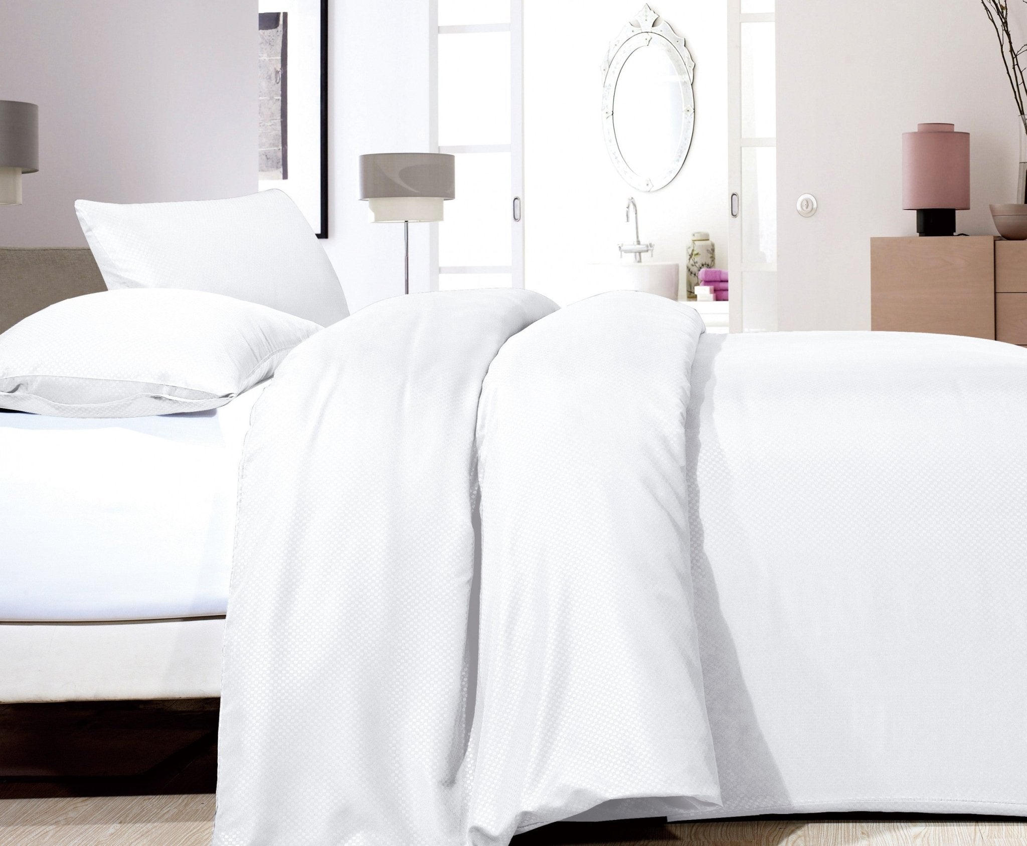Zensation Satin Point Wit Dekbedovertrek - Dromen & Wonen